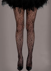 spiderweb fishnet tights 